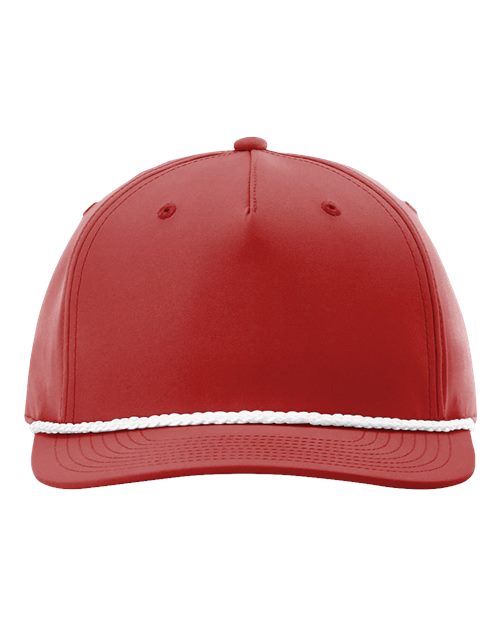 Richardson - Five Panel Classic Rope Cap with Premium Custom 3.5" Patch