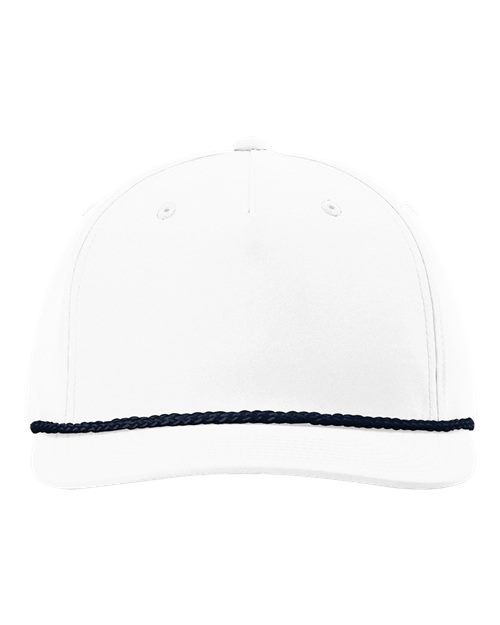 Richardson - Five Panel Classic Rope Cap with Premium Custom 3.5" Patch