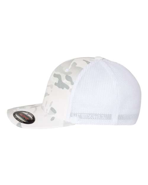 Flexfit - Multicam Trucker Cap with Premium Custom 3.5" Patch