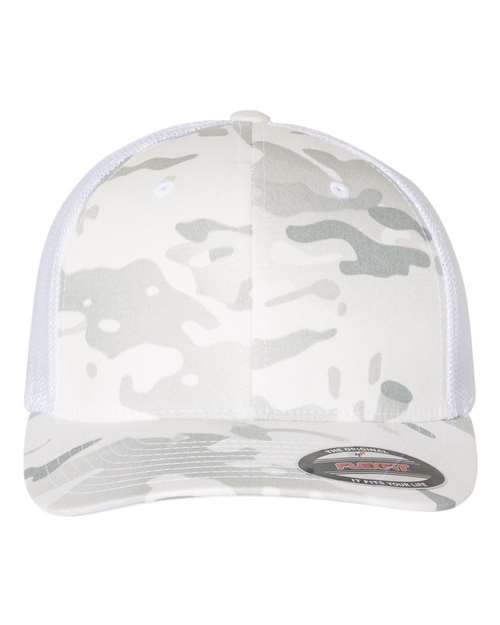 Flexfit - Multicam Trucker Cap with Premium Custom 3.5" Patch