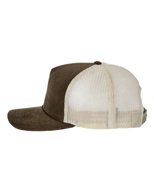 Richardson - Troutdale Corduroy Trucker Cap with Premium Custom 3.5" Patch