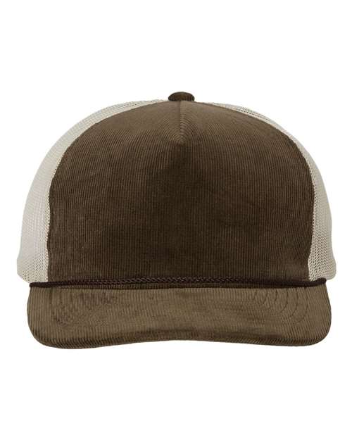 Richardson - Troutdale Corduroy Trucker Cap with Premium Custom 3.5" Patch