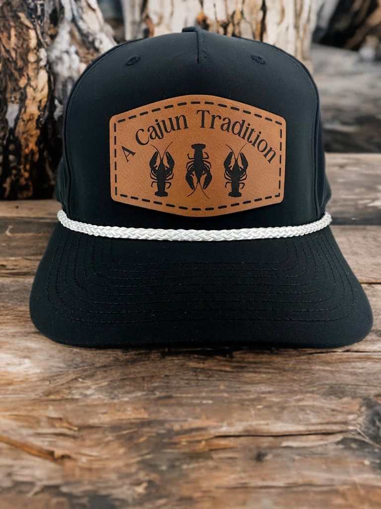 Richardson - Five Panel Classic Rope Cap with Premium Custom 3.5" Patch