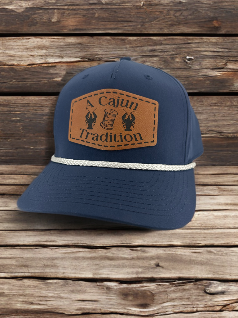 Richardson - Five Panel Classic Rope Cap with Premium Custom 3.5" Patch