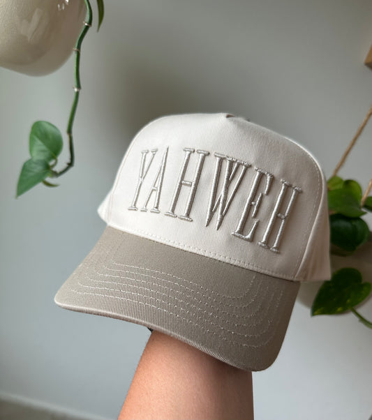 Puff embroidered cap